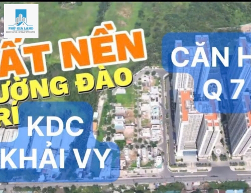 BÁN NHIỀU NỀN ĐẤT KDC KHẢI VY-ĐÀO TRÍ-PHÚ THUẬN- QUẬN 7.