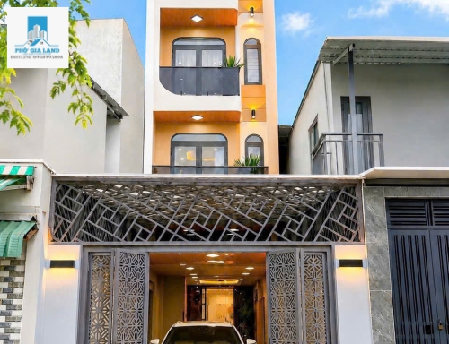 BÁN NHÀ MỚI CAO CẤP , HẺM 6M - P. PHÚ THUẬN - QUẬN 7 . 