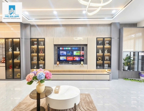 BÁN NHÀ MỚI CAO CẤP , HẺM 6M - P. PHÚ THUẬN - QUẬN 7 . 
