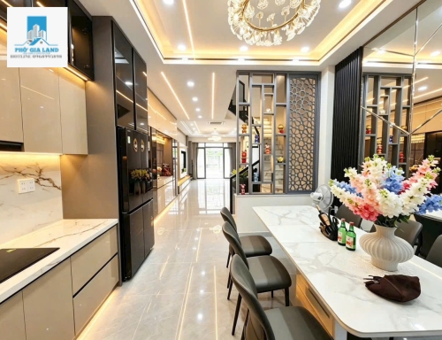 BÁN NHÀ MỚI CAO CẤP , HẺM 6M - P. PHÚ THUẬN - QUẬN 7 . 