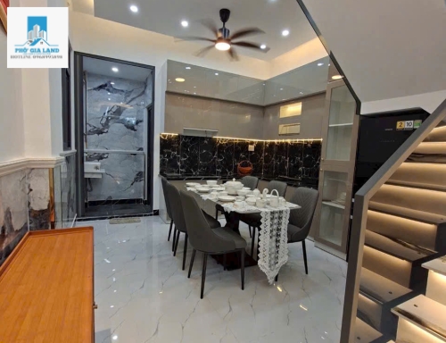 BÁN NHÀ MỚI HẺM XE HƠI - FULL NỘI THẤT CAO CẤP - HUỲNH TẤN PHÁT , NHÀ BÈ .