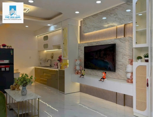 NHÀ 4 TẦNG - CÁCH MẶT TIỀN HUỲNH TẤN PHÁT CHỈ 10M - QUẬN 7 .