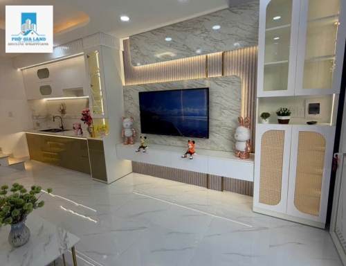 NHÀ 4 TẦNG - CÁCH MẶT TIỀN HUỲNH TẤN PHÁT 10M - QUẬN 7 .