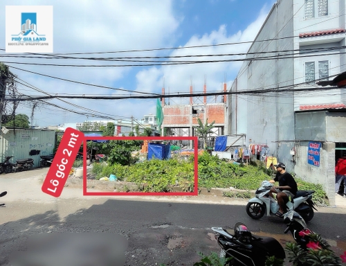 BÁN LÔ ĐẤT GÓC 2 MẶT TIỀN - GẦN CHỢ PHÚ THUẬN , QUẬN 7 .