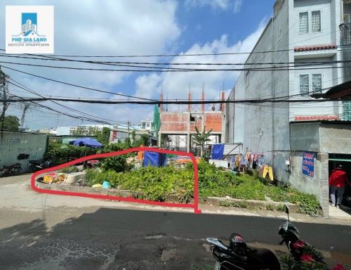 BÁN LÔ ĐẤT GÓC 2 MẶT TIỀN - GẦN CHỢ PHÚ THUẬN , QUẬN 7 .