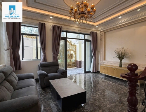 CHO THUÊ BIỆT THỰ FULL NỘI THẤT - LÊ THỊ CHỢ . 