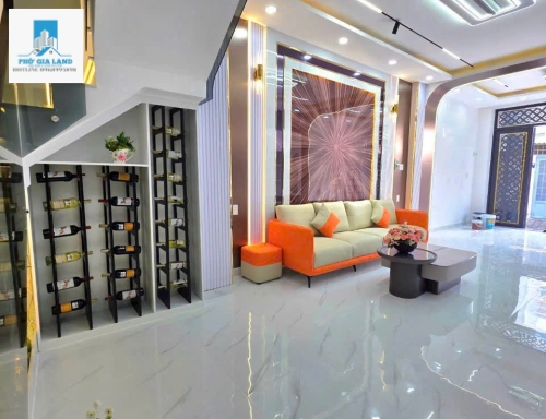 BÁN NHÀ ĐẸP HẺM XE HƠI - HUỲNH TẤN PHÁT , NHÀ BÈ .