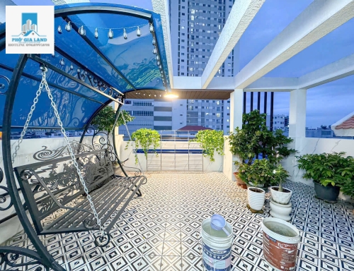 MẶT TIỀN HUỲNH TẤN PHÁT CÁCH 15M - CÓ THANG MÁY - XE HƠI 6M - QUẬN 7 .