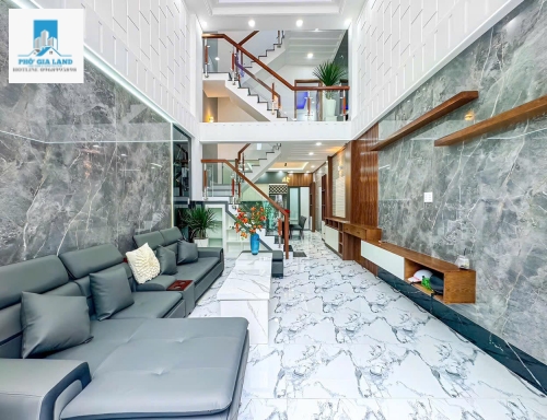 Q7 : Bán Nhà Mới Đẹp Đường Huỳnh Tấn Phát, P.Phú Thuận, Quận 7 - 4m x 15m - Full Nội Thất.