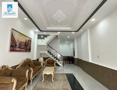 BÁN NHÀ ĐƯỜNG NHỰA HXH 6M - LÊ THỊ CHỢ, P.PHÚ THUẬN, QUẬN 7 .
