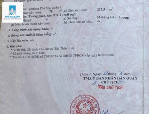 BÁN NHÀ PHỐ 2 TẦNG HẺM 3M, TRẦN XUÂN SOẠN, QUẬN 7 . 