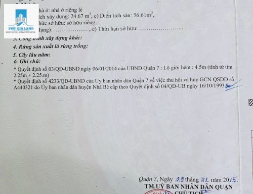 Đường số 77 - 4.3 tỷ Tân Quy Quận 7