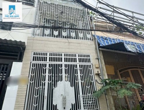 BÁN  NHÀ 3 TẦNG HẺM XE HƠI ĐƯỜNG SỐ 10, P.TÂN QUY, QUẬN 7 .