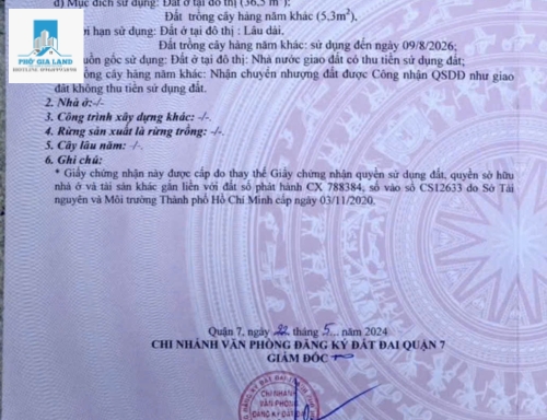 BÁN ĐẤT HẺM VÕ THỊ NHỜ , P. TÂN THUẬN TÂY , QUẬN 7 .