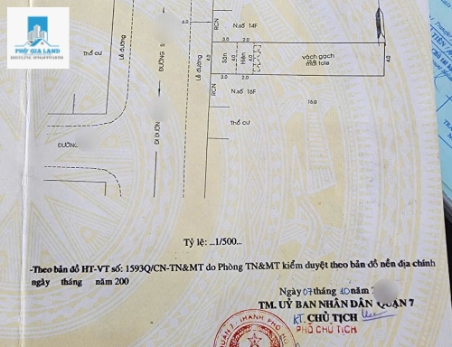 BÁN ĐẤT TẶNG NHÀ CẤP 4 - GẦN CHỢ TÂN MỸ - QUẬN 7.