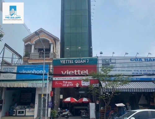 BÁN VÀ CHO THUÊ TÒA NHÀ 273 NGUYỄN THỊ THẬP, P. TÂN PHÚ, QUẬN 7.