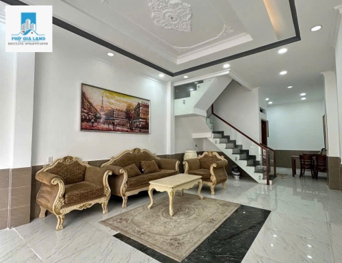 BÁN NHÀ ĐƯỜNG NHỰA HXH 6M - LÊ THỊ CHỢ, P.PHÚ THUẬN, QUẬN 7 .