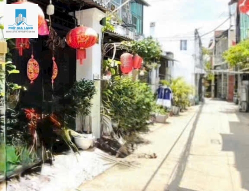 Bán Nhà Hẻm 1982 Huỳnh Tấn Phát, Nhà Bè, hẻm thông thoáng, trước nhà 4m khu dân cư hiện hữu, an ninh