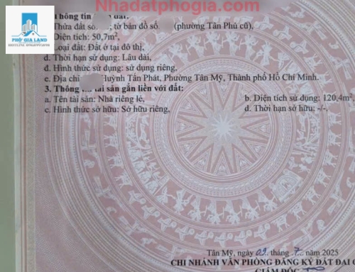 QUẬN 7: NHÀ MẶT TIỀN HUỲNH TẤN PHÁT ( PHÂN KHÚC THẤP ) – 3 TẦNG – KINH DOANH TỐT.