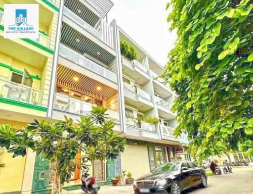 NHÀ PHỐ 5 TẦNG SÂN THƯỢNG KHU ĐƯỜNG SỐ PHẠM HỮU LẦU QUẬN 7.