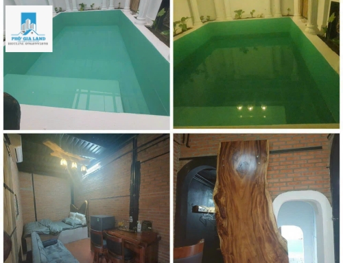 BÁN NHÀ GỖ CỔ KÍN - THIẾT KẾ KIỂU HOMESTAY ( 5 phòng) SỔ HỒNG RIÊNG - THỊ TRẤN NHÀ BÈ 