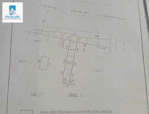 Bán nhà MT đường Huỳnh Tấn Phát, p. Tân Thuận Tây Q7.