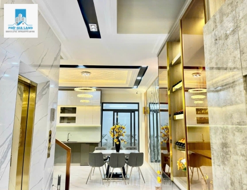 Nhà 4 tầng đường Phạm Hữu Lầu, P. Phú Mỹ, Quận 7