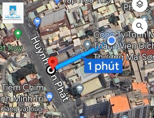 MẶT TIỀN HẺM XE HƠI 🚗 - HUỲNH TẤN PHÁT - P .PHÚ THUẬN - QUẬN 7 .