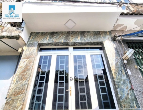 Nhà hẻm xe hơi 36 Dương cát lợi đối diện trường học 