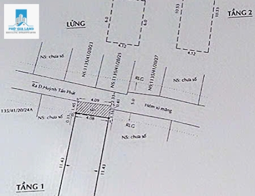 CC Bán Nhà xây mới hẻm 1135/41/Huỳnh Tấn Phát . Phú Thuận Quận 7. 
