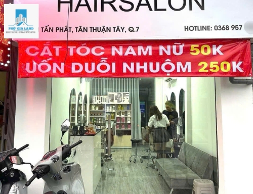 CHO THUÊ NHÀ NGUYÊN CĂN MẶT TIỀN Huỳnh Tấn Phát, P. Tân Thuận Tây, Q. 7