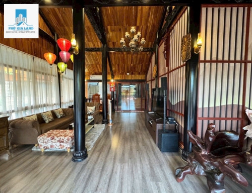 Cho thuê nhà vườn 650m² mặt tiền đường số KDC Nam Long Phú Thuận, Quận 7.
