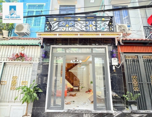 NHÀ BÁN HẺM XE HƠI -  VÀO TỚI NHÀ