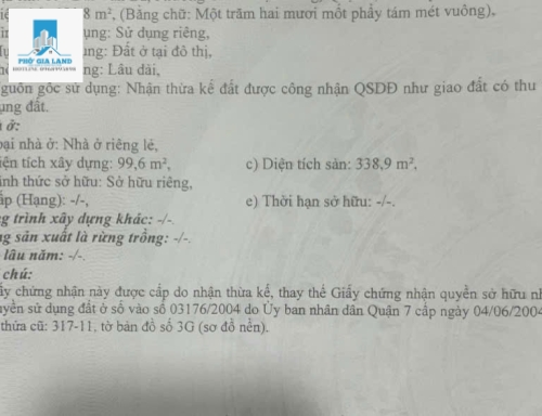 BÁN NHÀ MẶT TIỀN ĐƯỜNG BÙI VĂN BA, QUẬN 7 - KINH DOANH ĐỈNH 