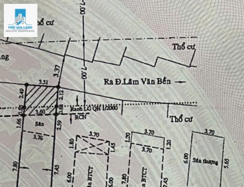 NHÀ 3 TẦNG - LÂM VĂN BỀN 