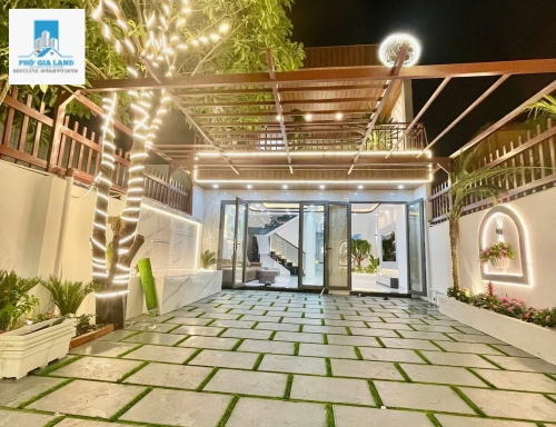 SIÊU PHẨM NHÀ VƯỜN VIEW SÔNG – FULL THỔ CƯ – XE HƠI VÀO NHÀ