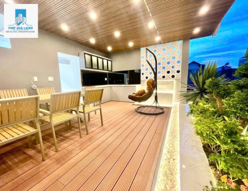 SIÊU PHẨM NHÀ VƯỜN VIEW SÔNG – FULL THỔ CƯ – XE HƠI VÀO NHÀ