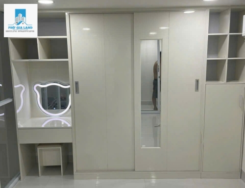 TỦ QUẦN ÁO TÍCH HỢP BÀN TRANG ĐIỂM