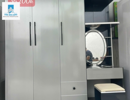 TỦ QUẦN ÁO TÍCH HỢP BÀN TRANG ĐIỂM