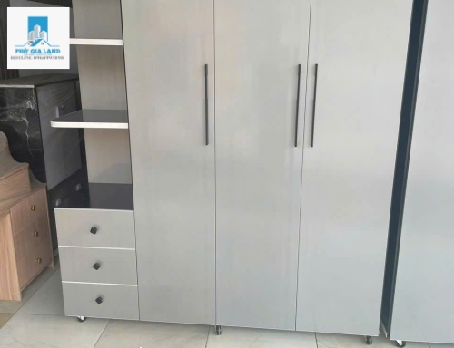 TỦ QUẦN ÁO CÓ KỆ TRANG TRÍ