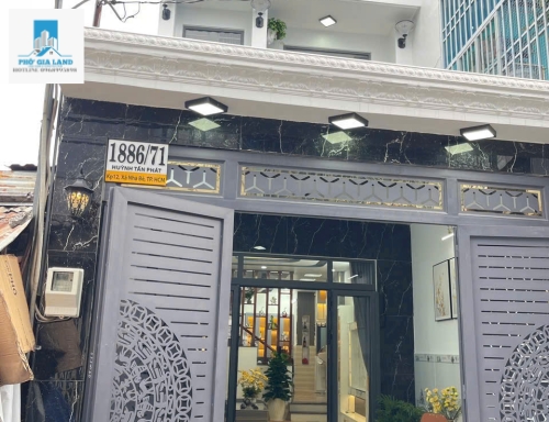 NHÀ MẶT TIỀN HẺM 1886/71 ĐƯỜNG HUỲNH TẤN PHÁT